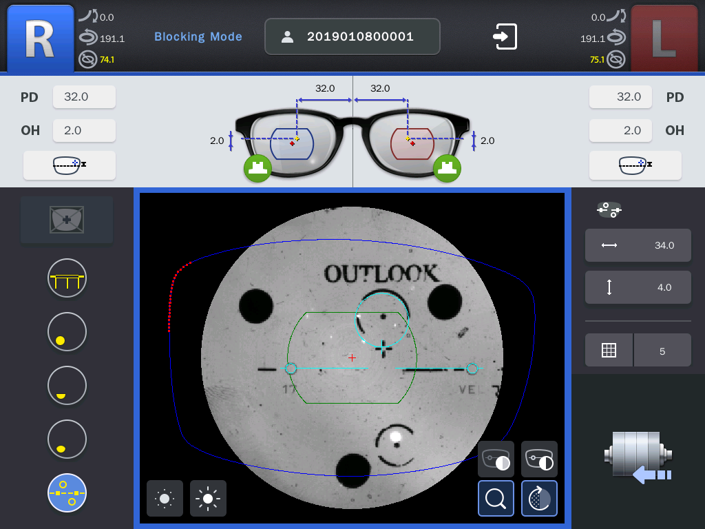 Laser Mark Visualization