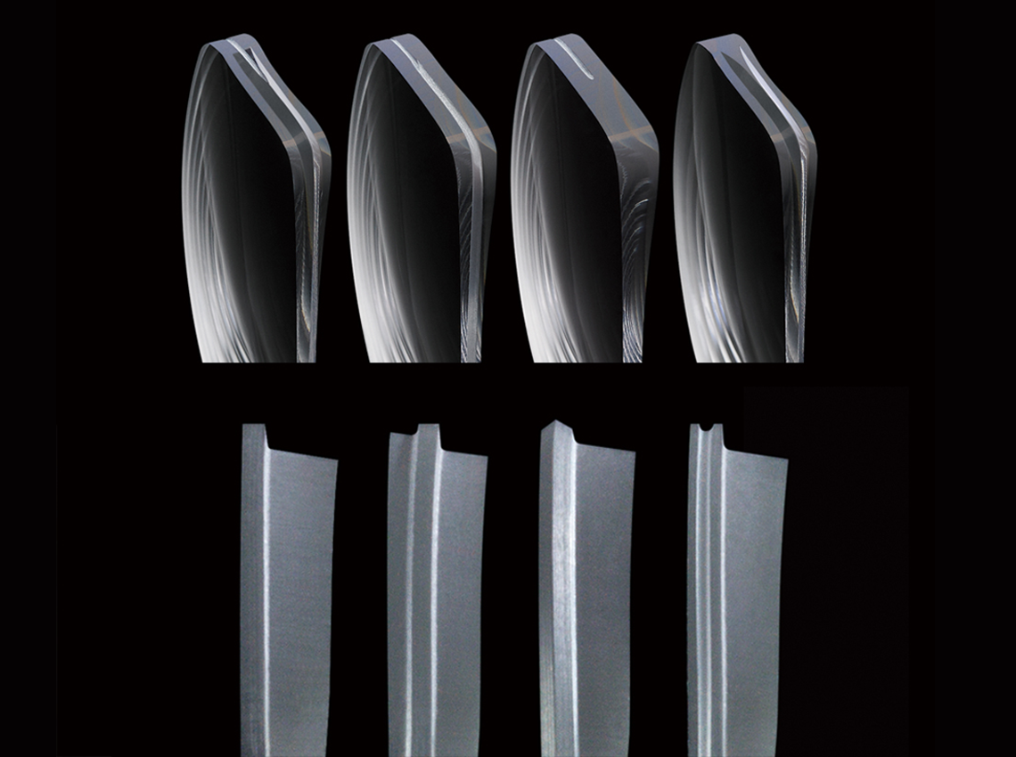 Hybrid Grooving / Dual Grooving / Partial Grooving / Partial Bevel 
Step Bevel / T-Step Bevel / Beveled Top / Grooved Top