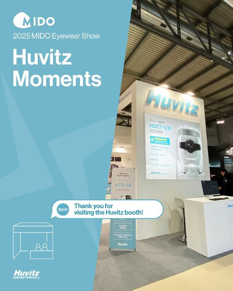 Huvitz participation in the 2025 MIDO eyewear exhibition.