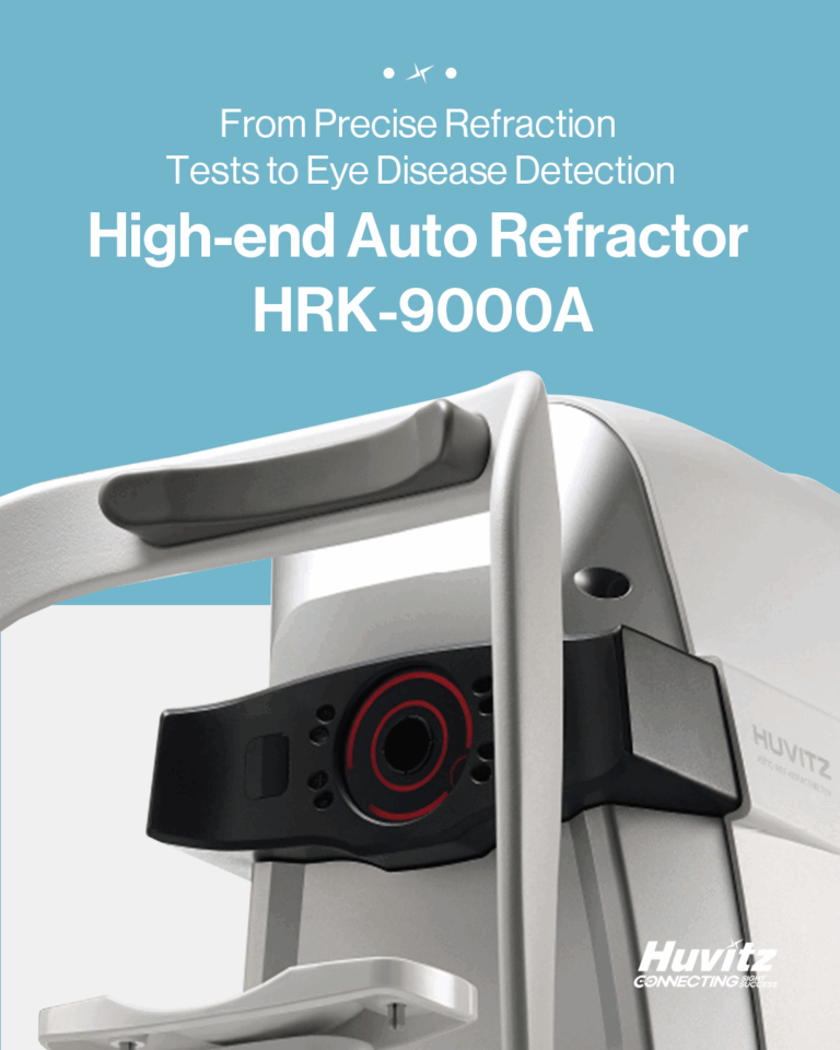 Introducing the HRK-9000A, a High-end auto refractor that delivers more than just vision testing.